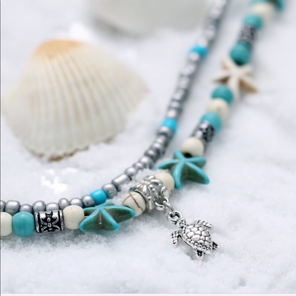 🌞Bohemian Turquoise Anklet🌞